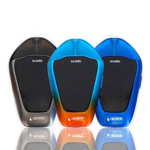 [7264] Vzonecigs Scado POD 3pcs/pack Transparent Aqua