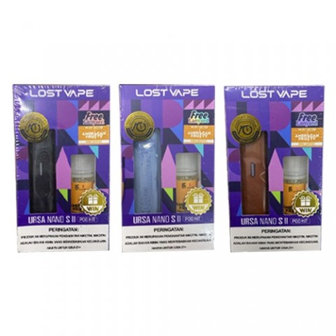 Bundle Kit Lostvape Ursa Nano S II X American Fruity Mango 12MG 15ML
