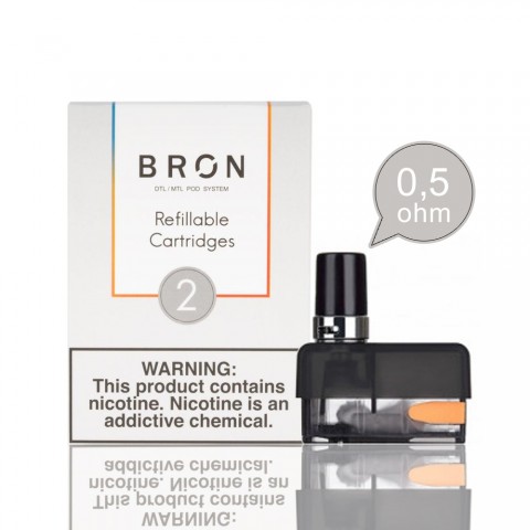 [7762] CoilART Bron Pod Cartridge 0,5Ohm (1Pack 2Pcs)