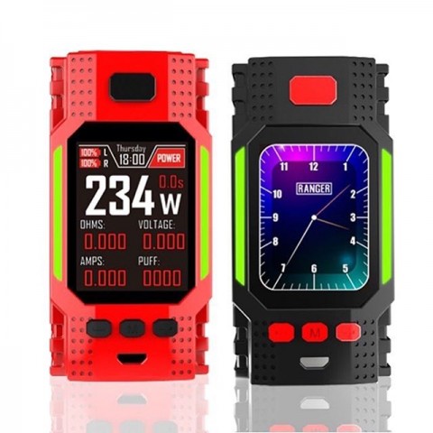 [6724] Hugo Vapor Ranger GT234 TC Box Mod Red