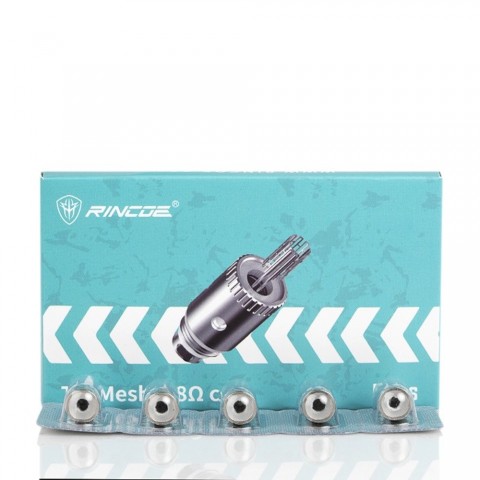 [8090] RINCOE Tix Mesh Coil 0,8Ohm (1Pack 5Pcs)