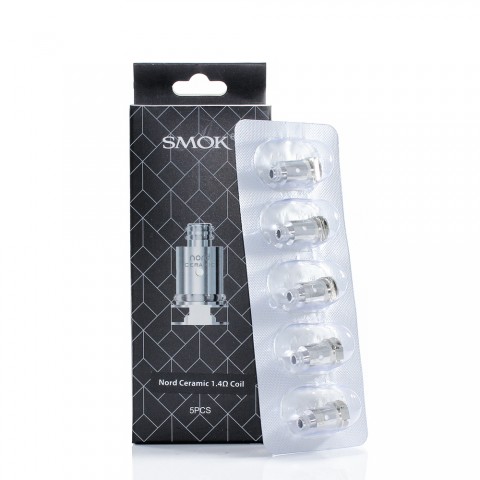 [7704] Smok Nord Ceramic Coil 1,4 Ohm (1Pack 5Pcs)