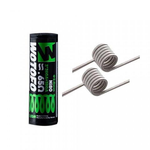 WOTOFO Prebuild Coil 5mm Dual Core Fused Clapton